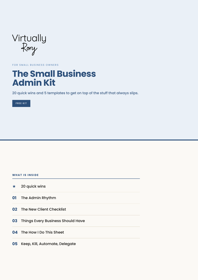 The Small Business Admin Kit