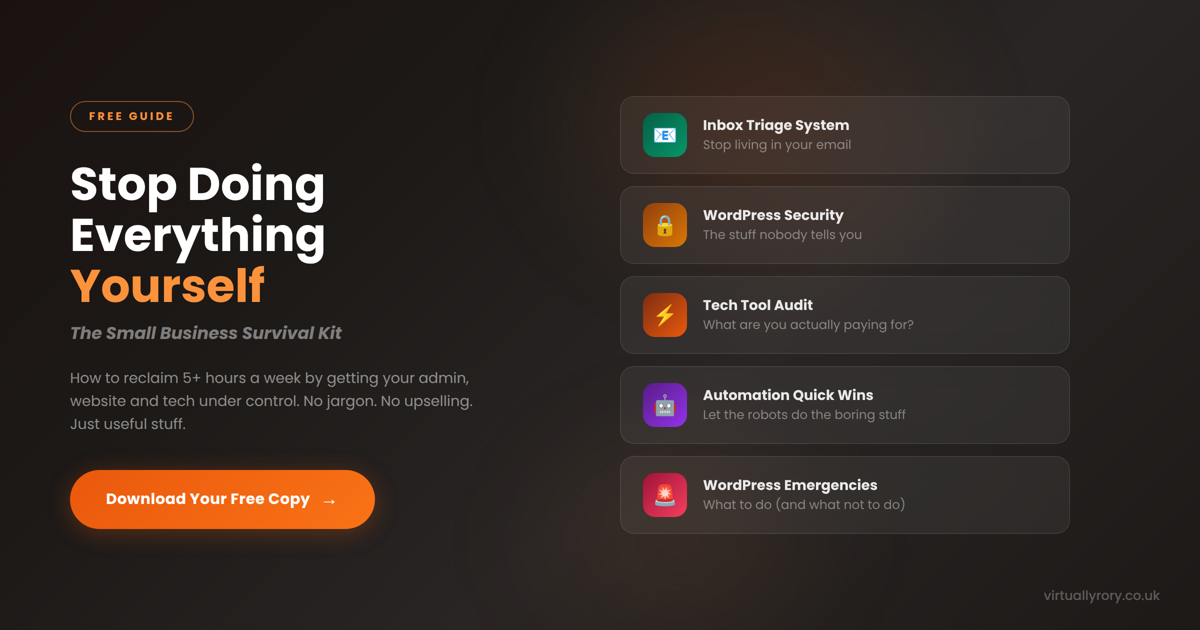 Stop Doing Everything Yourself